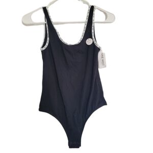 Nine West Logo Cheeky Thong Body Suit
